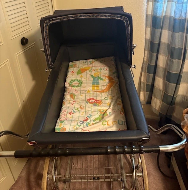 Silver Cross Kensington Navy Carriage Single Seat Stroller - Image 4 of 4