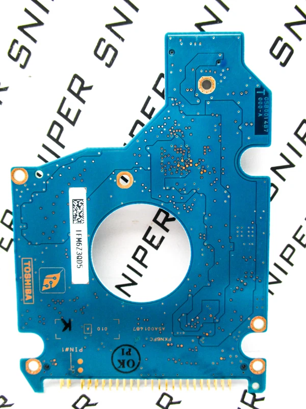 PCB - Toshiba 30GB MK4032GAX (HDD2D10 F ZL01 T) G5B001487 B0/AD102C Hard Drive - Image 2 of 4