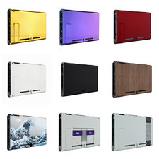 For Nintendo Switch Replacement Back Plate Cover Kickstand DIY Back Shell Case