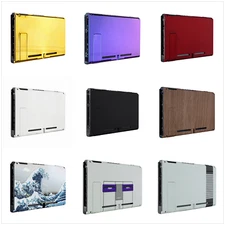 For Nintendo Switch Replacement Back Plate Cover Kickstand DIY Back Shell Case