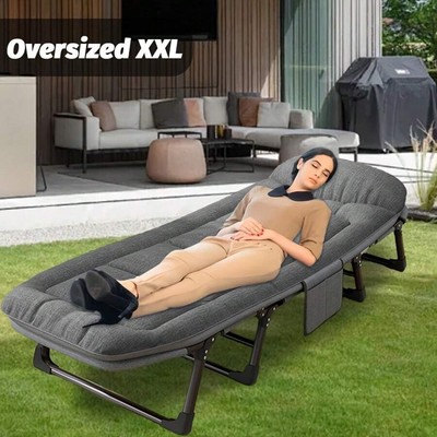 ASDFG-Sleeping Cots/Camping Cots For Adults6 Adiustable Positions PortableFoldab
