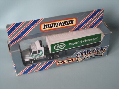 Matchbox Convoy Scania Box Truck Quaker State Oil USA Code 3 UB Promo 160mm f