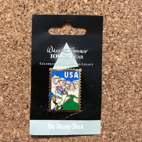 Pin 63 Jds Jiminy Cricket Usa The Disney Store Stamp Walt Disney 100th Year Ebay