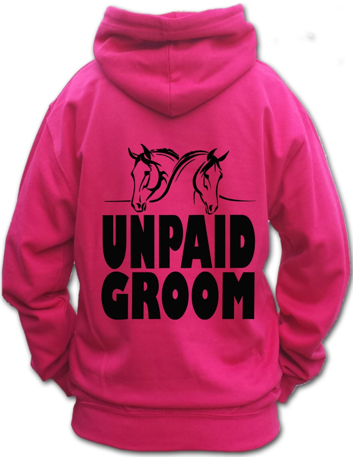 divertente felpa con cappuccio pony quotazione cavalli sposo non pagato abbigliamento sportivo equestre per il tempo libero