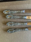 TOWLE KING RICHARD STERLING SILVER HANDLE DINNER KNIFE NO MONOGRAMS