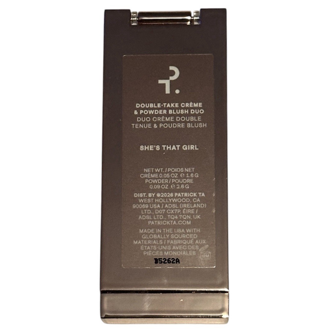 Patrick Ta Major Headlines Double-Take Crème Powder Blush SHE’S THAT GIRL Mini