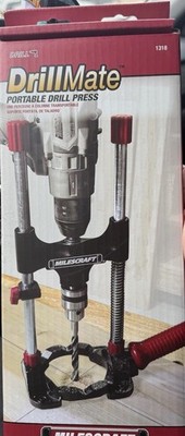 Milescraft DrillMate 1318 Portable Drill Press Guide Jig Multi Angle, BRAND NEW