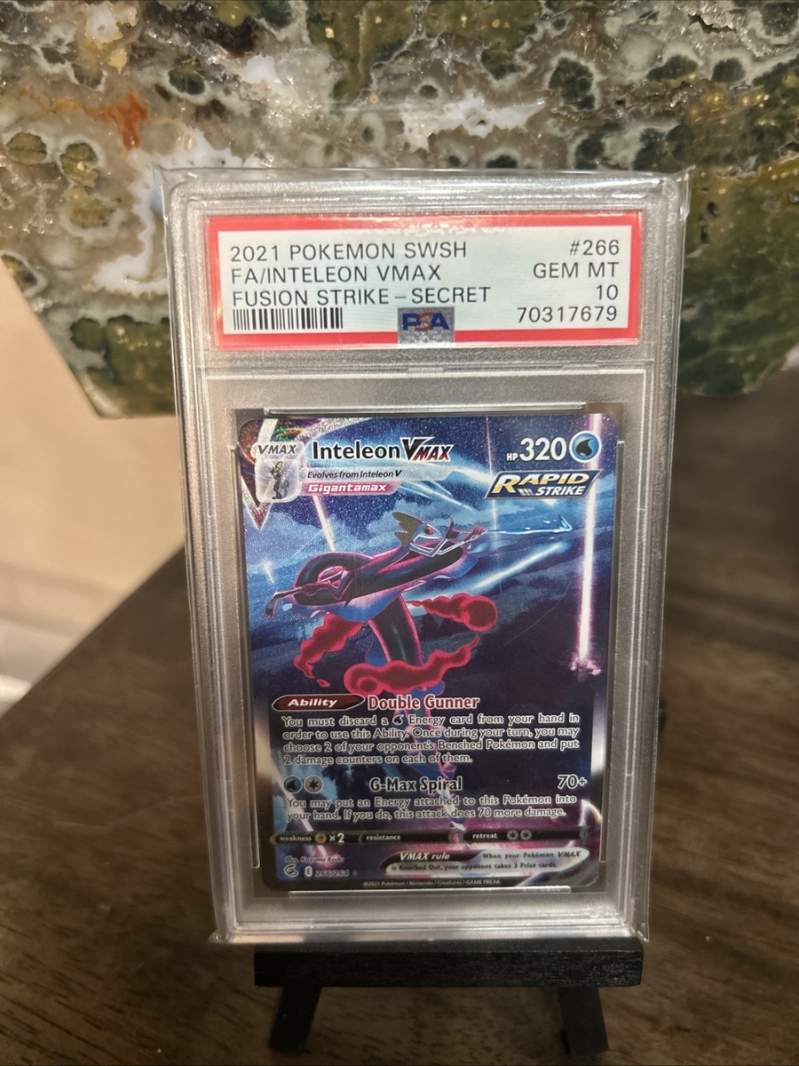 2021 Pokemon Inteleon VMAX Alt Art Fusion Strike 266/264 PSA 10 GEM MINT |  eBay