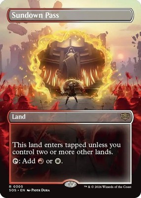 Foil Sundown Pass (Borderless) SOS 305 NM