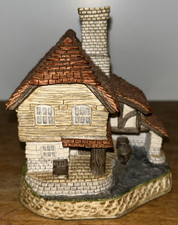 Vintage Handmade Hand Painted Boat House David Winter Cottages Ornament 1989