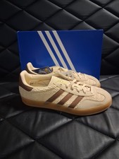 Size 8.5 - adidas Gazelle Indoor Crochet Pack - Sand Strata W