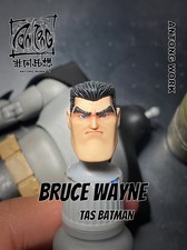 Painted 1 12 Animated Bruce Wayne Head Sculpt Fit 6'' Mafex Figure