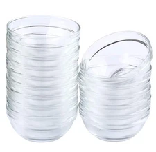 Mini Bowls 4 Inch Glass Bowls for Kitchen Prep, Dessert, Dips, and Candy Dish...