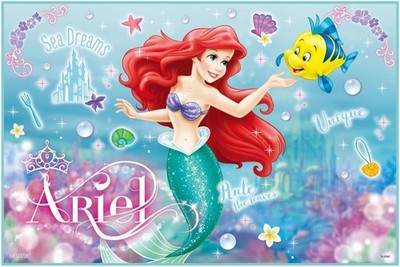 Skater Children's Picnic Blanket, Small, 60x90cm, Disney Ariel 24, VS1-A