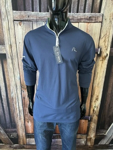 Rhoback Golf Off Blue Midnight Runner 1/4 Zip Pullover Jacket Size XL NWT - product listing photo