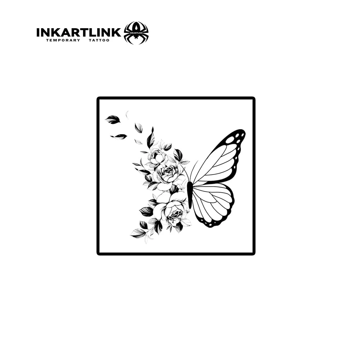 INKARTLINK Butterfly 8 Temporary Tattoos Realistic Waterproof - product detail image 6