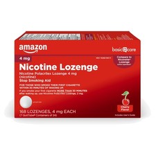 Effective 4 mg Nicotine Polacrilex Lozenges, Cherry Flavor, 168 Count - Quit Now