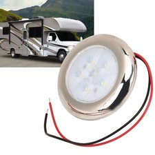 12V RV LED Ceiling Dome Light IP65 Waterproof White Lighting for Boat Camper Van