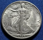 A 1945 D Walking Liberty Silver Half Dollar Choice High Grade