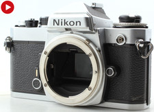 Nikon FE 35mm SLR Film Camera Silver body From JAPAN Exc 5