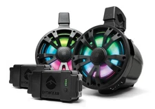 ECOXGEAR SEI-ETAMPBAT7701 EXTRMTOWER 2-PK 8  SPKR 2 AMP SPEAKERS + 2 BATTERIES