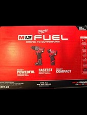 Milwaukee M12 FUEL 3497-22 Hammer Drill & Impact Driver Kit 12V Li-Ion