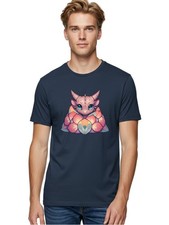 Dragon-Hatchling Mens Graphic Tee, 100% Cotton, Casual Summer Wear