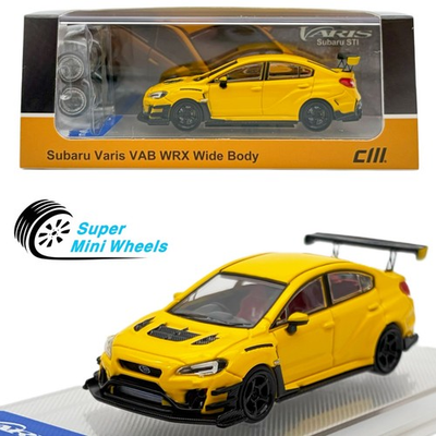 #ad CM Model 1:64 Subaru WRX Varis WideBody 2.0 – Yellow CM64 WRX 08 $22.99