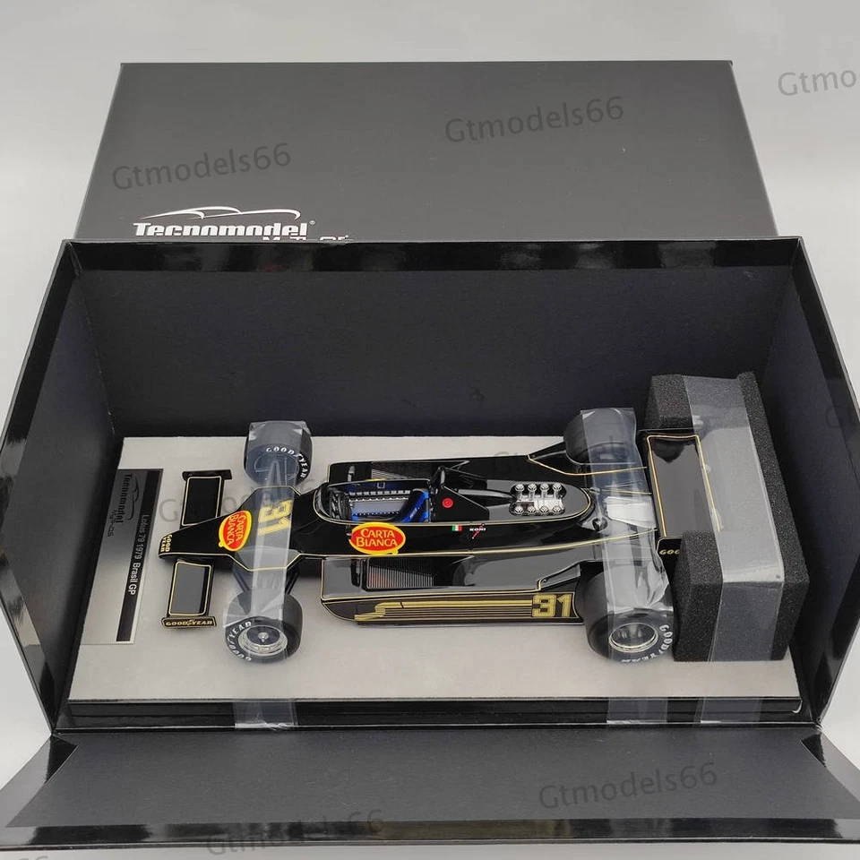 1/18 Tecnomodel Mythos Series Lotus 79 1979 #31 Brasil GP Hector Rebaque Resin - Image 2 of 4