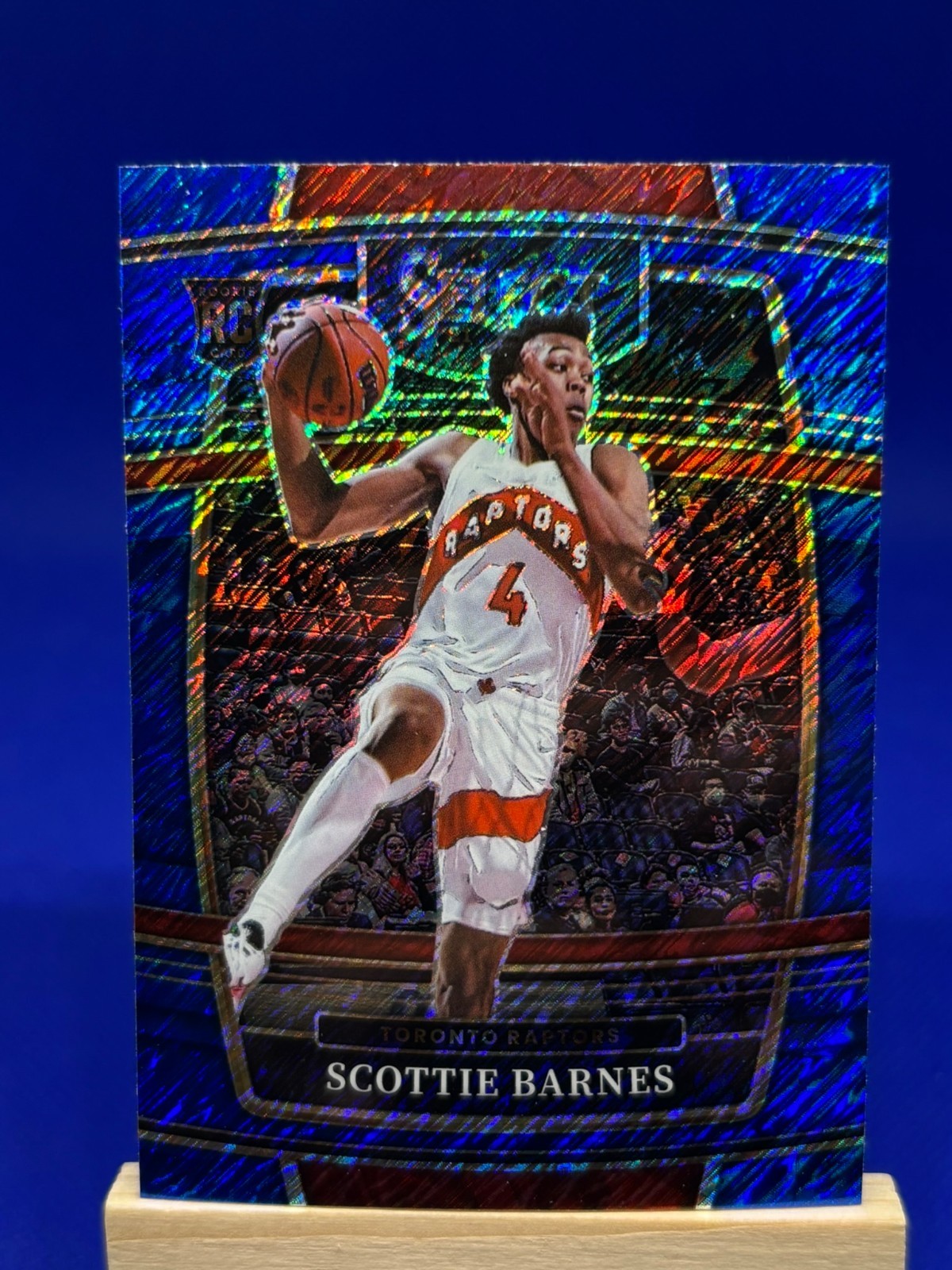 2021-22 Select Scottie Barnes Blue Shimmer Prizm RC Concourse #74 Raptors