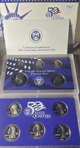 2003-S US Mint Proof Set 9 Coin Set OGP Original Government Packaging COA