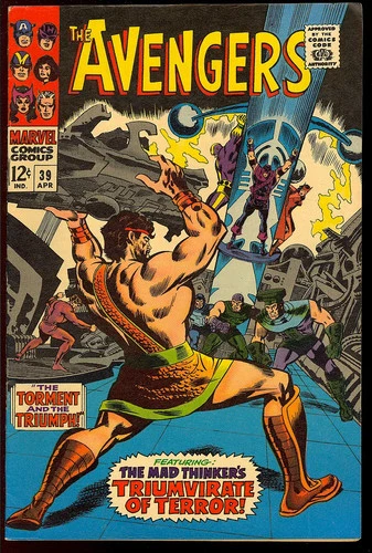 Avengers #39 High Grade Silver Age Superhero Vintage Marvel Comic 1967 VF-