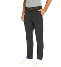 Banana Republic Mens Flat Front Slim Fit Pant Black size 38x34