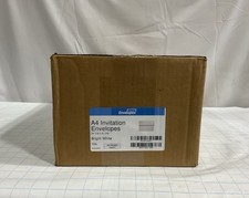 Envelopes A4 Invitation Envelopes 4 1/4" x 6 1/4" White 70lbs 100CT