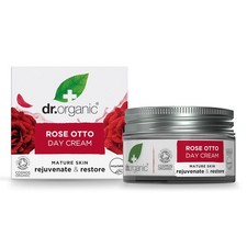 Dr Organic Rose Otto Day Cream, Moisturising, 50 ml (Pack of 1), 