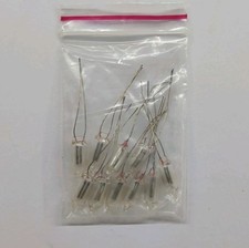 Lot Of 10 Micro Lamps Inc A3C NE-2U Neon Glow Indicator Bulbs T2 Wire Leads NOS