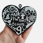 2 Pcs Harry Potter Heart Christmas Ornaments – Magical Wizard Holiday Decoration
