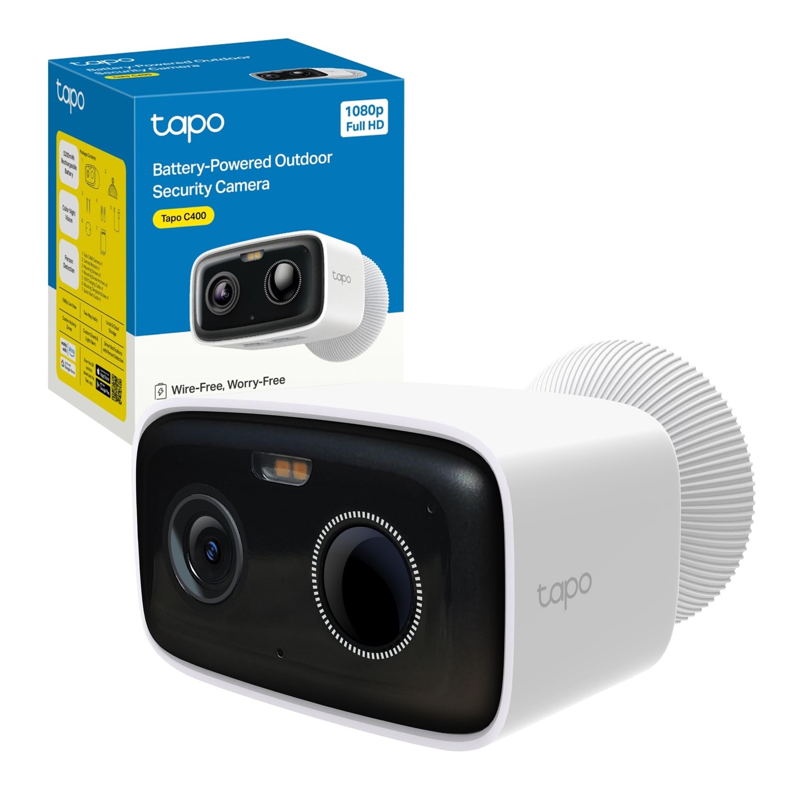 TP-Link Tapo C400 Telecamera WiFi Esterno - Senza Fili 5200mAh