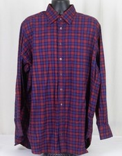NEW Custom Turnbull  Asser Western Flair Triple Button Cuff SHIRT 17.5 x 36.5