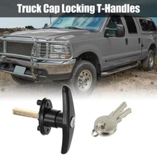 Truck Cap Locking T-handle Lock for Pickup Truck Cap Camper Shell with 2 Keys