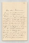 Gabriel Fauré - Lettre autographe signée à A. Bruneau "votre départ du Figaro"