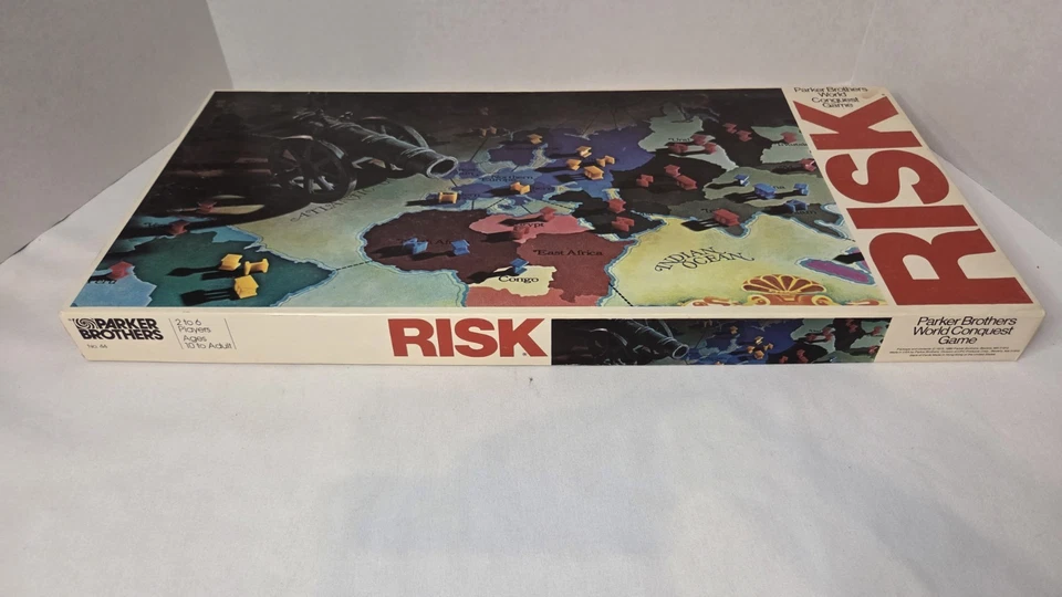 Vtg 1975 Risk Parker Brothers World Conquest Game  Complete, Rare Collectible  - Image 2 of 4