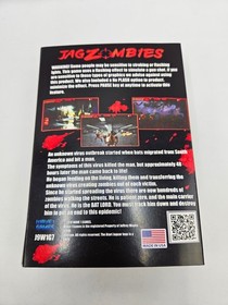 🌟 Atari Jaguar Jag Zombies BLACK Cartridge w/Box (NO MANUAL, NO INSERT)