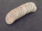 1936-44 WALKING LIBERTY HALF DOLLAR 90% SILVER ROLL OF 20 COINS UNITED STATES