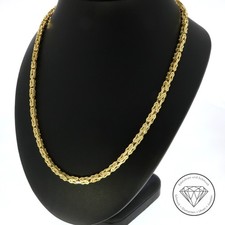 Wert 7.350,- Massive Königs Kette 585 / 14 Kt Gelb Gold 50 cm xxyy