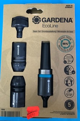 Gardena Nr. 18900 EcoLine Grundausstattung Komplettset für Bewässerung und Reini