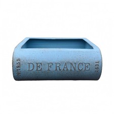 Metal Planter Embossed Plant Pot Textured