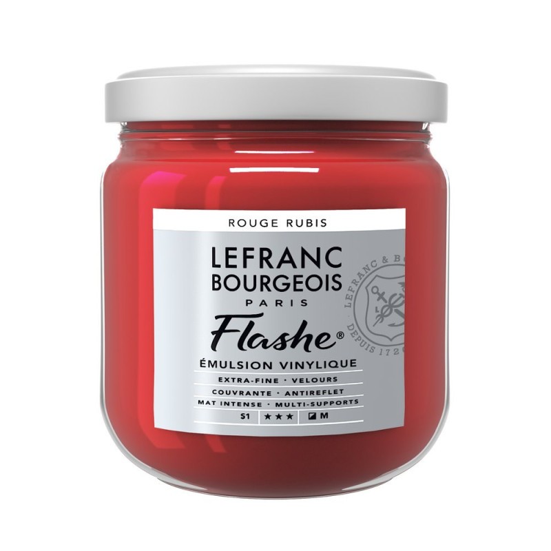 Peinture vinylique Flashe veloutée au fini mat opaque pour beaux-arts 400ml