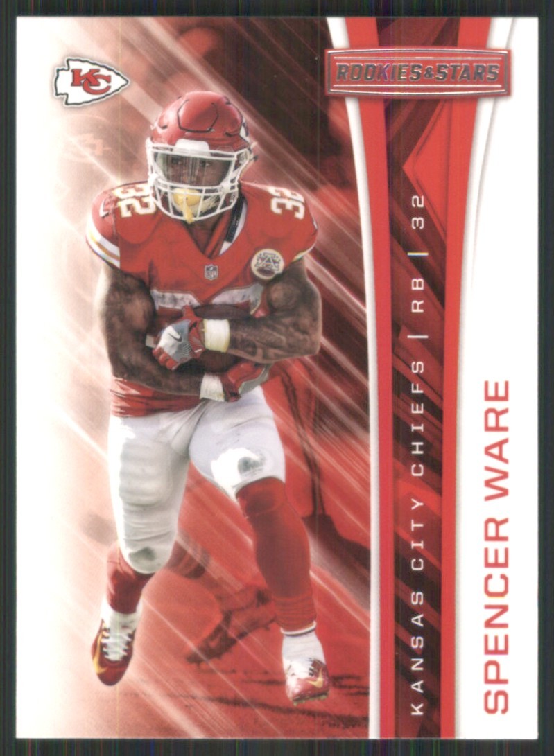2017 Rookies & Stars #138 Spencer Ware Kansas City Chiefs 48143