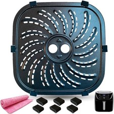 8QT Air Fryer Crisper Tray for PowerXL Vortex Pro Air Fryer Plus, Premium Nonsti